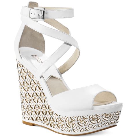 Wedges Michael Kors White Products + FREE SHIPPING